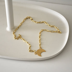 Choker luna oro - Listo para enviar