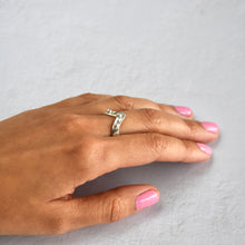 Chevron Pelotitas Plata- Listo para enviar