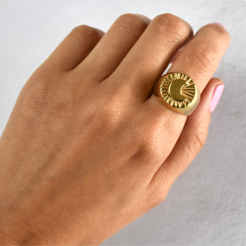 Sello Lua Oro - Listo para enviar
