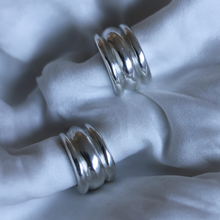 Triple hoop plata - A pedido