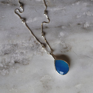 GOTA CALCEDONIA AZUL