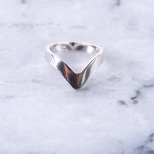 Chevron Liso Plata - Listo para enviar